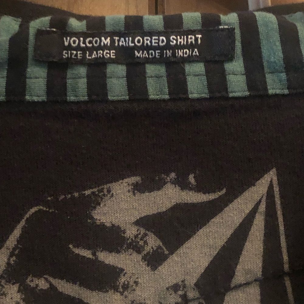 Volcom Long Sleeve Double Layer Tailored Polo Shi… - image 3